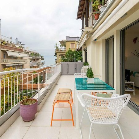Stylish 3-Bedroom Apartment & Terrace 塞萨洛尼基 外观 照片