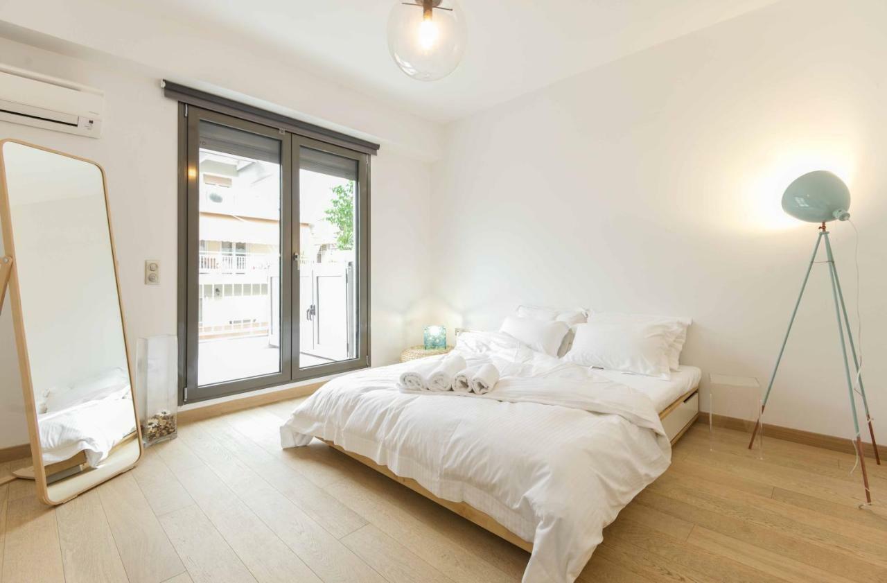 Stylish 3-Bedroom Apartment & Terrace 塞萨洛尼基 外观 照片